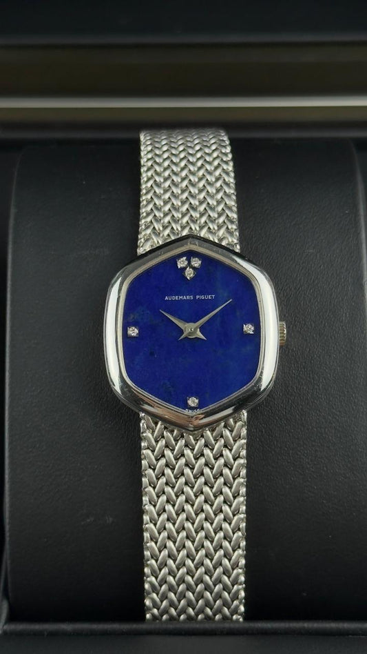 Audemars Piguet WhiteGold Bracelet Lapis Lazuli Stone