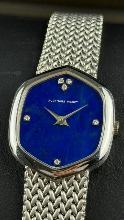 Audemars Piguet WhiteGold Bracelet Lapis Lazuli Stone