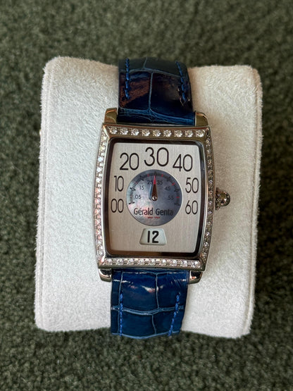 Gerald Genta Mother Of Pearl Center Dial jumping Hours