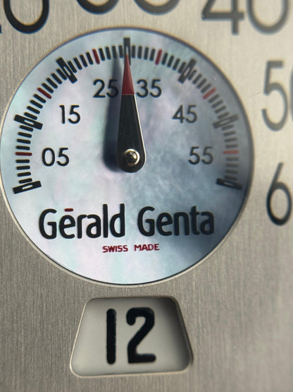 Gerald Genta Mother Of Pearl Center Dial jumping Hours
