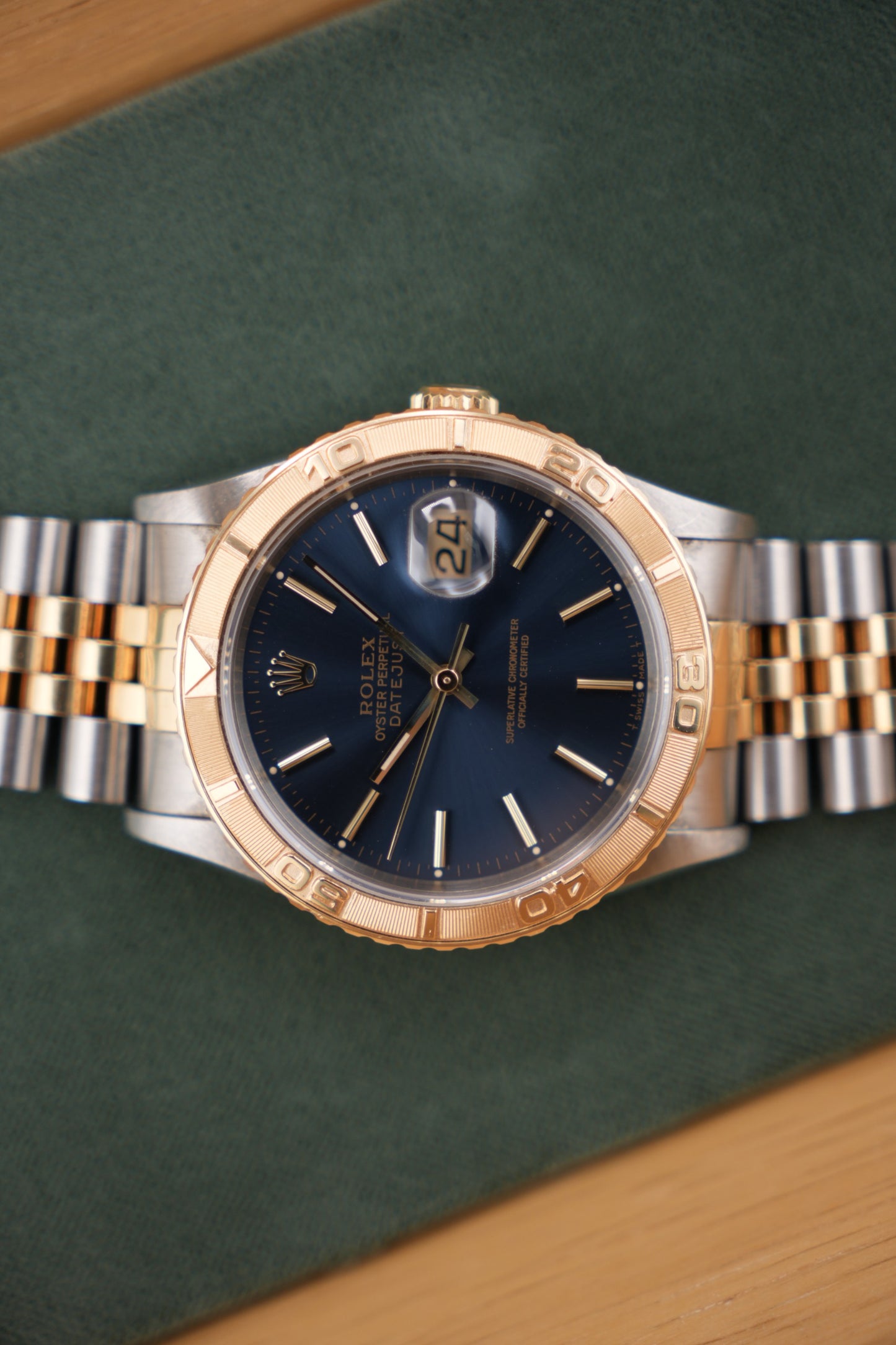 Rolex Datejust 36mm Turn-O-Graph Blue dial 1992