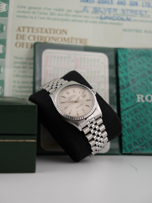 Rolex Datejust 36mm 16030 Jubilee White Dial 1983
