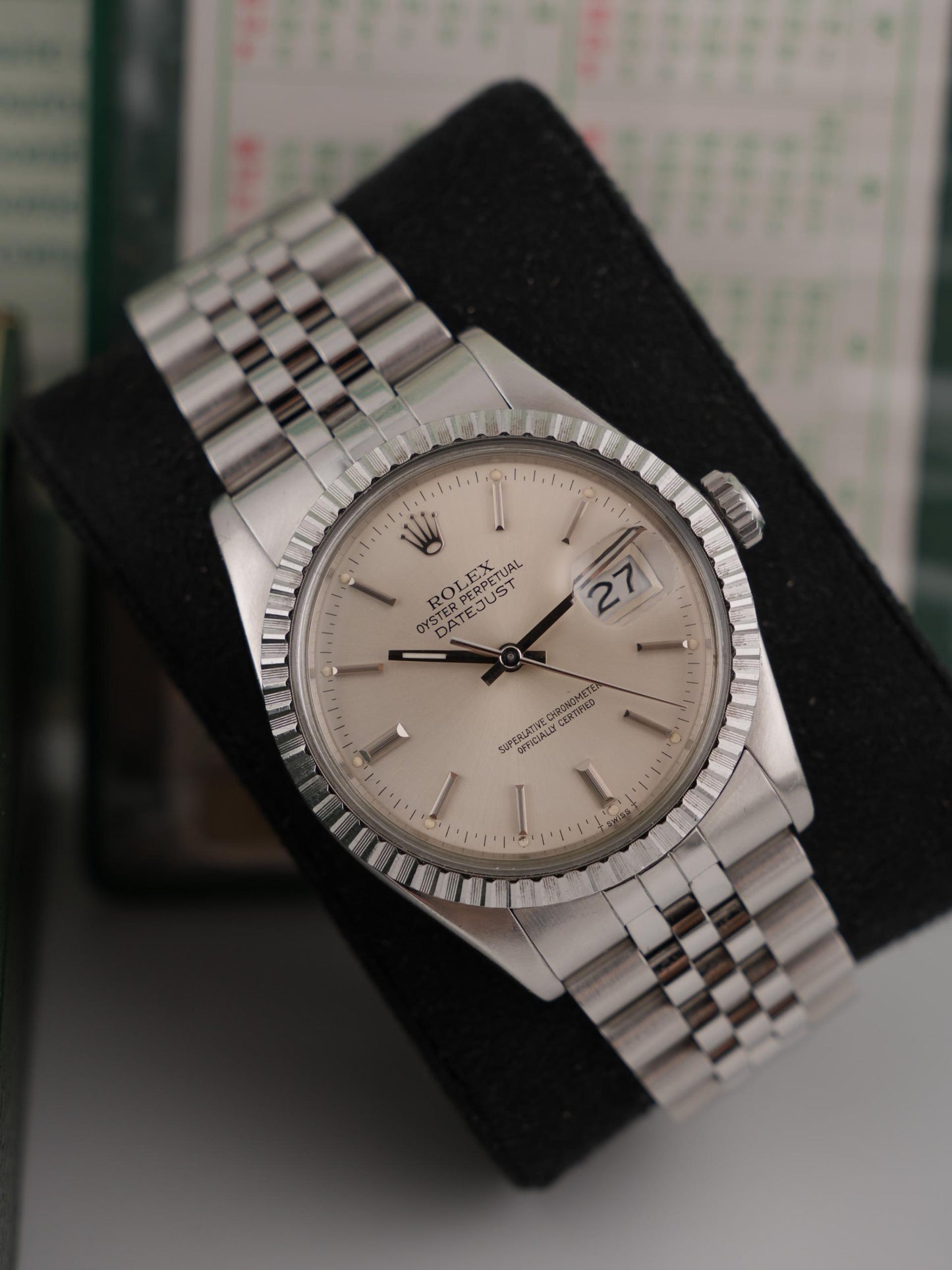 Rolex Datejust 36mm 16030 Jubilee White Dial 1983