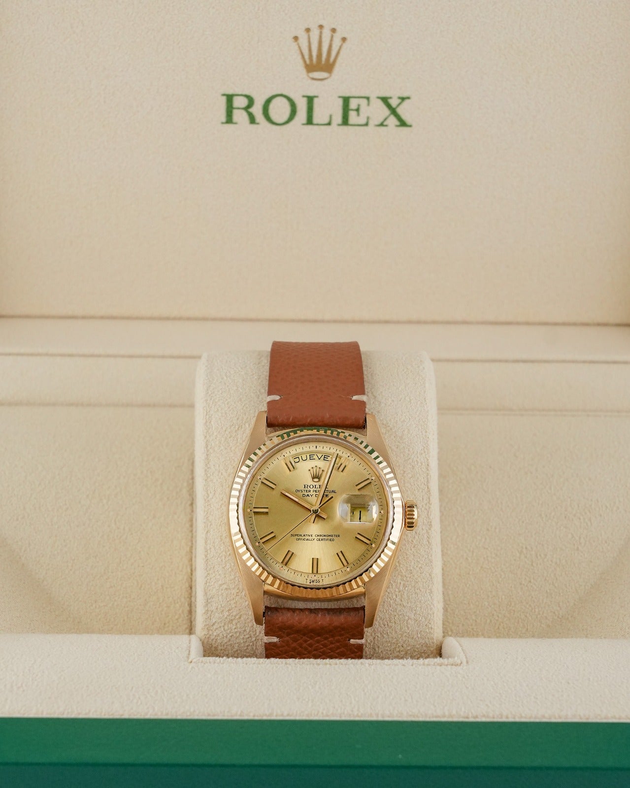 Rolex Day-Date 36mm with Spanish day.