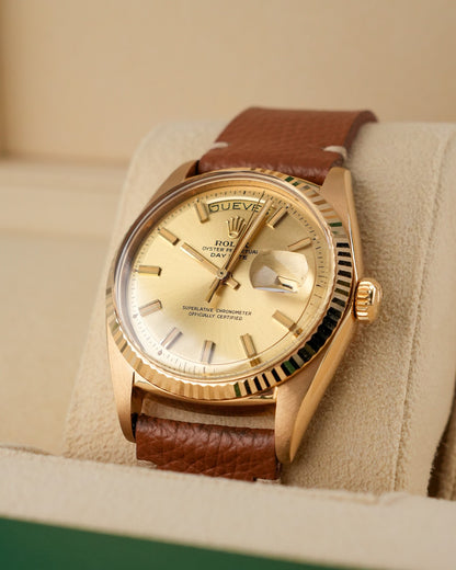Rolex Day-Date 36mm with Spanish day.
