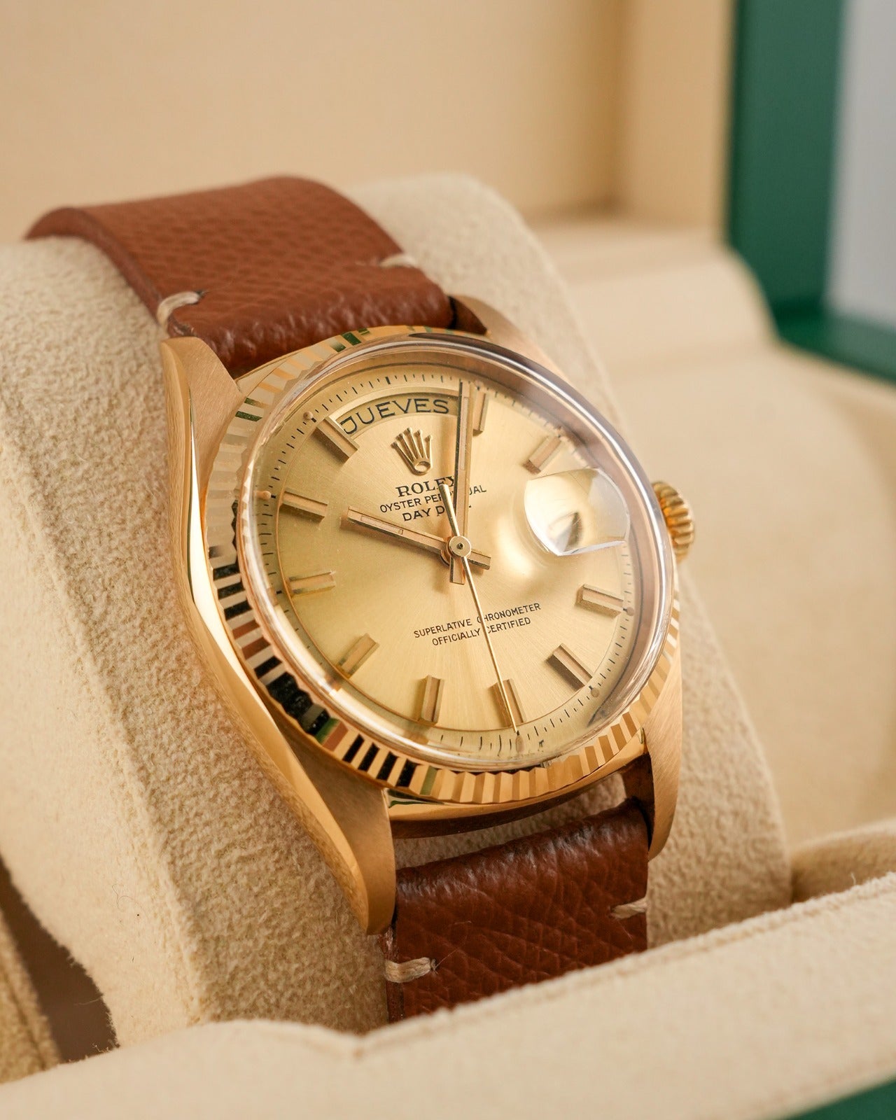 Rolex Day-Date 36mm with Spanish day.