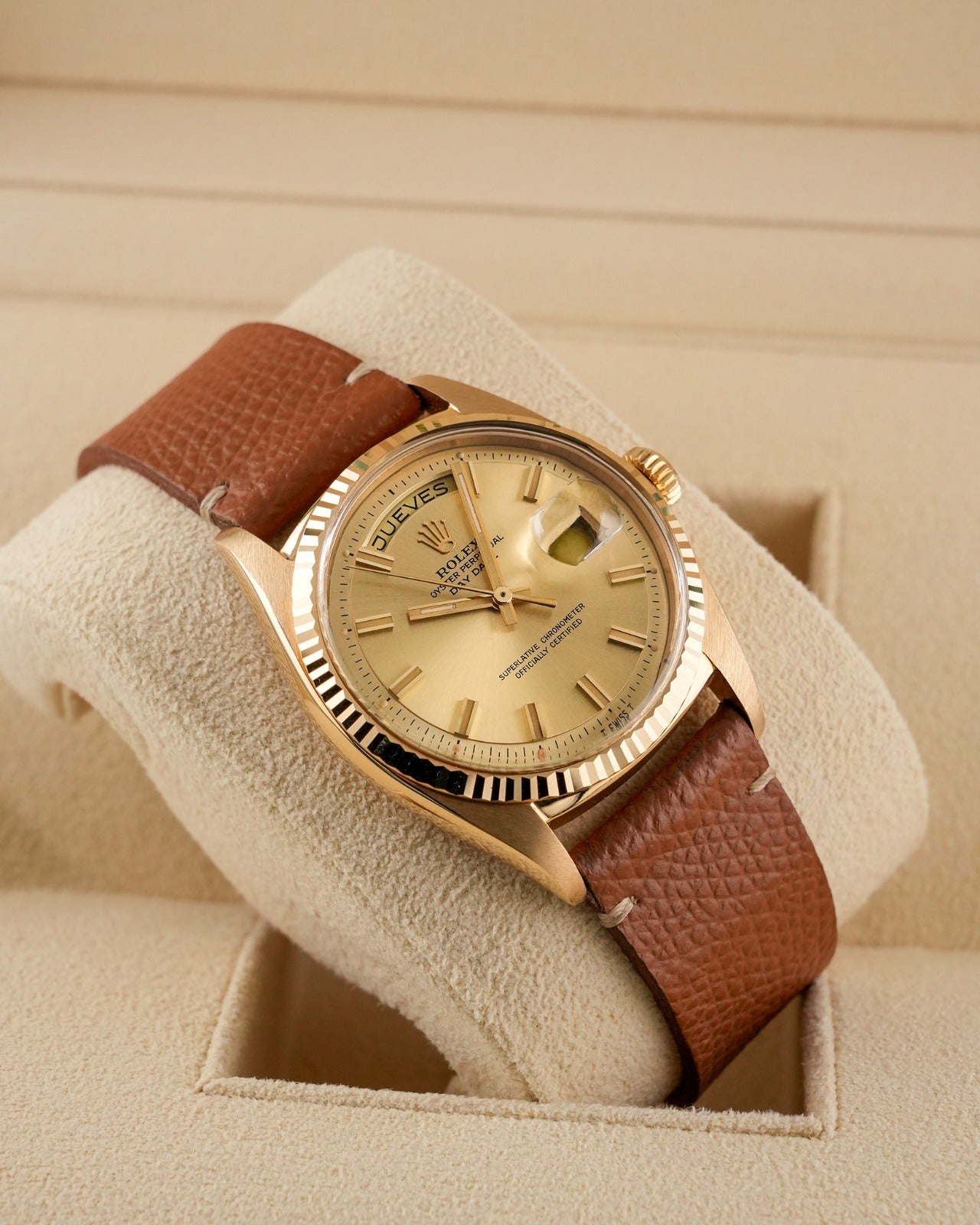Rolex Day-Date 36mm with Spanish day.