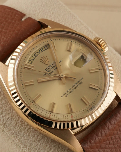 Rolex Day-Date 36mm with Spanish day.