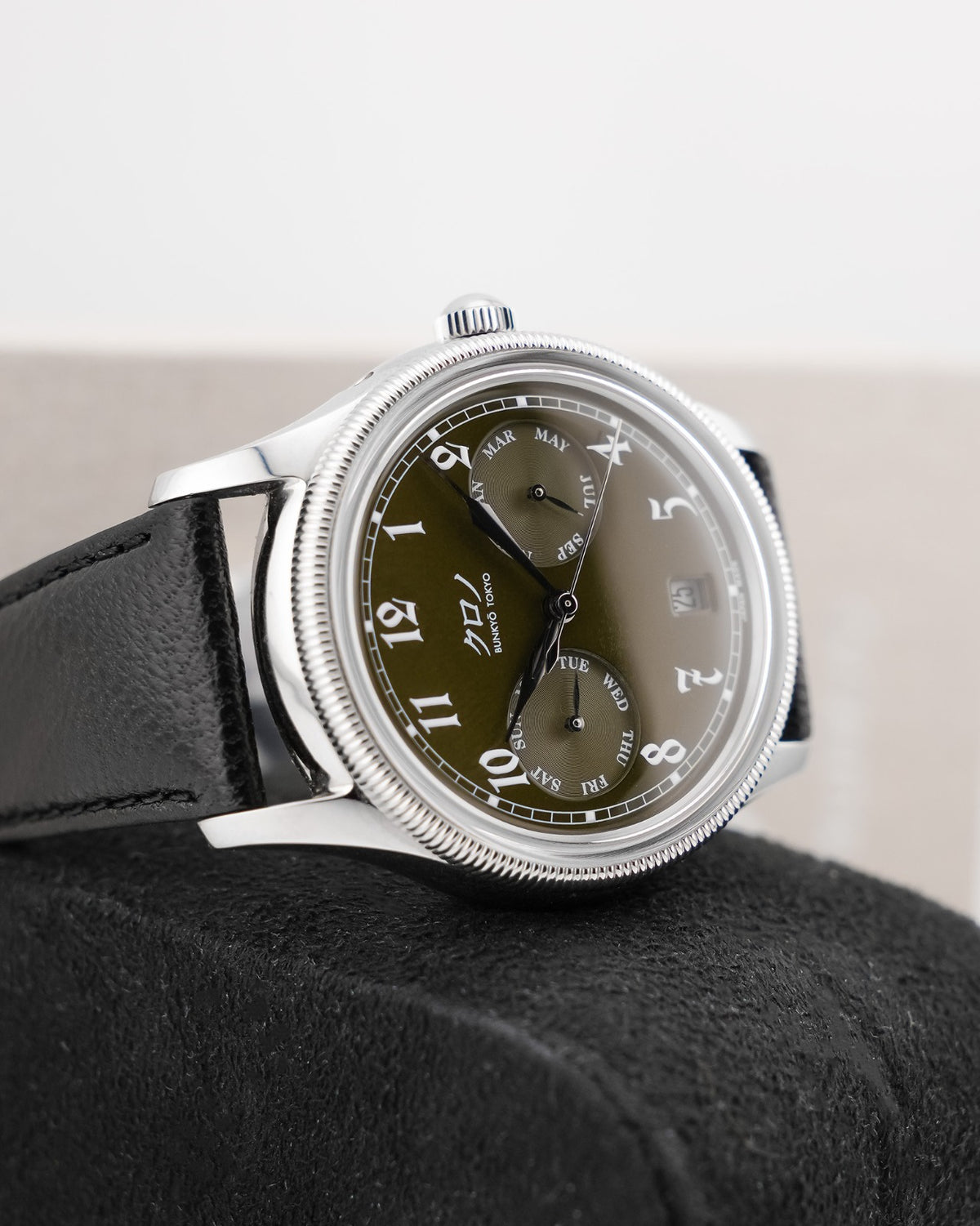 Kurono Tokyo Calendrier "Type I" 38mm Khaki Green 2022