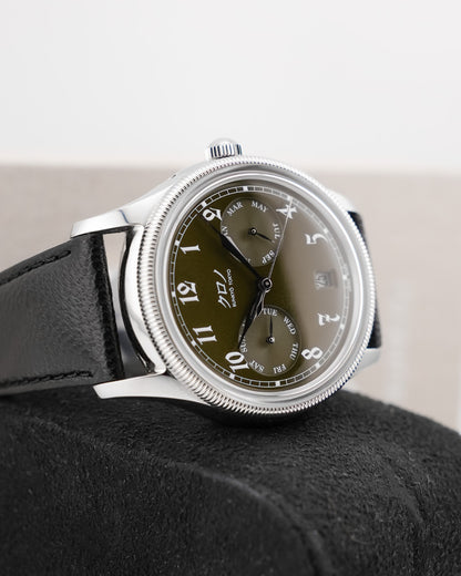Kurono Tokyo Calendrier "Type I" 38mm Khaki Green 2022