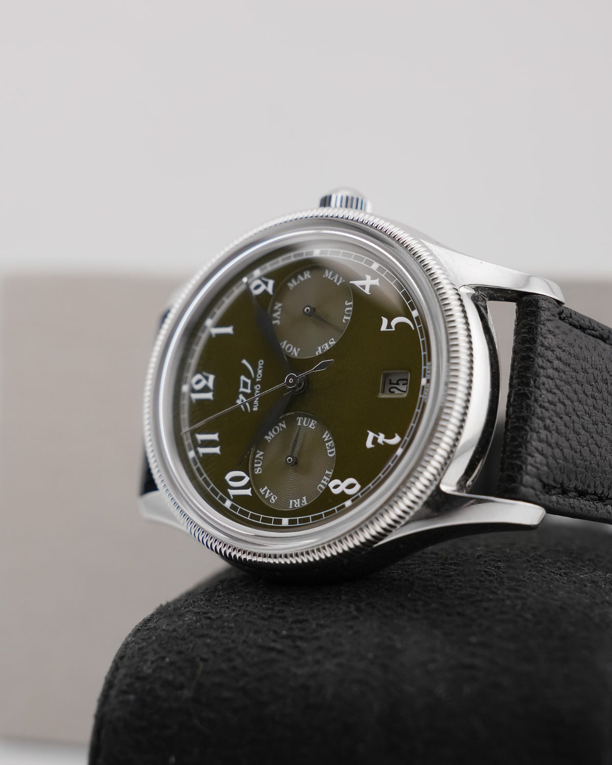 Kurono Tokyo Calendrier "Type I" 38mm Khaki Green 2022