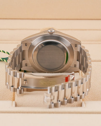 Rolex Day-Date Platinum 40mm Meteorite Diamond Dial 2022