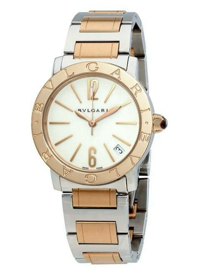 Bvlgari 33mm Lacquered Dial Steel & Gold 2023