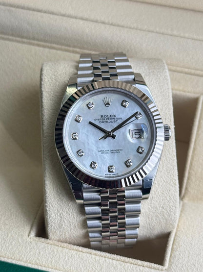 Rolex Datejust 41mm Mother of Pearl dial Unworn 2024