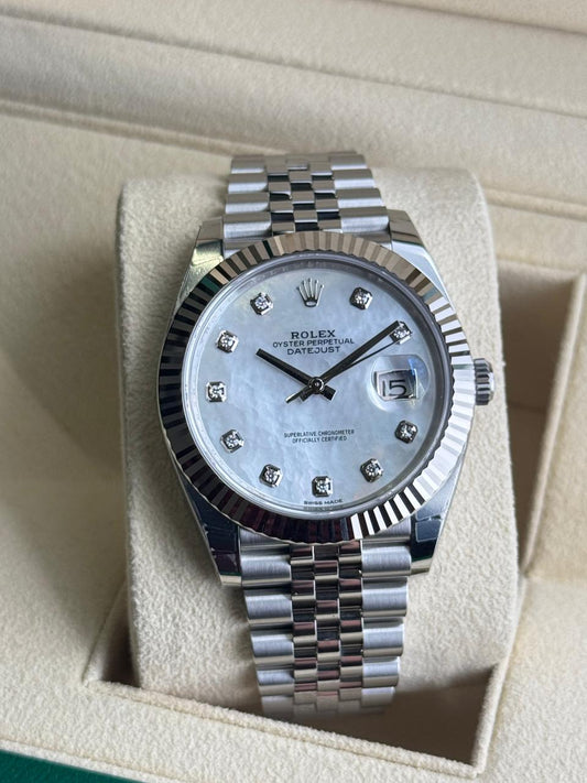 Rolex Datejust 41mm Mother of Pearl dial Unworn 2024