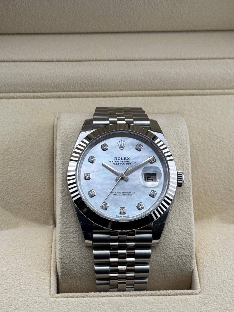 Rolex Datejust 41mm Mother of Pearl dial Unworn 2024