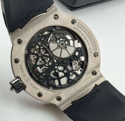 Richard Mille Black Dial 45mm Titanium Diamond Bezel 2016