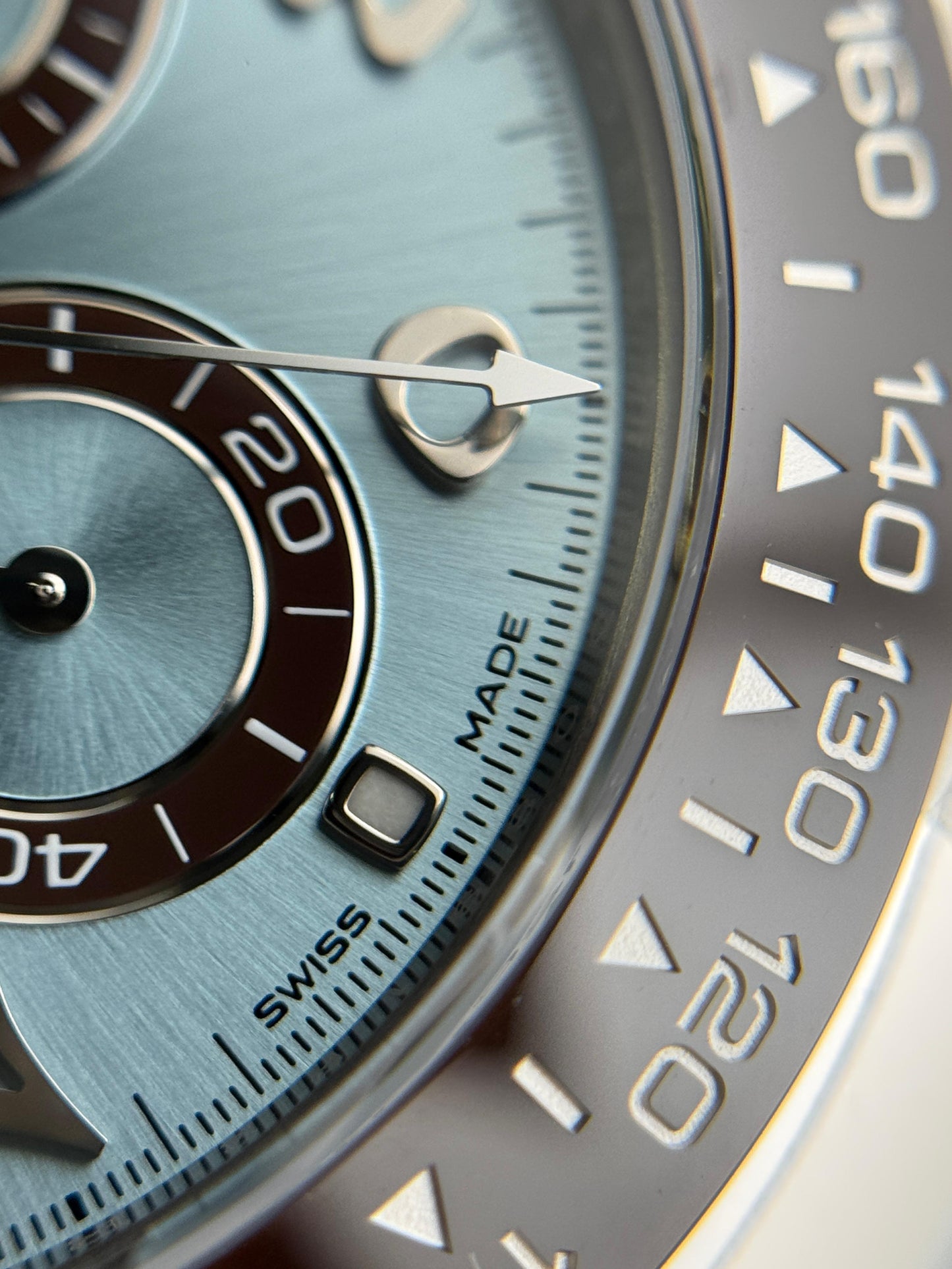 Rolex Cosmograph Daytona 40mm Ice Blue arabic dial Brand New 2022