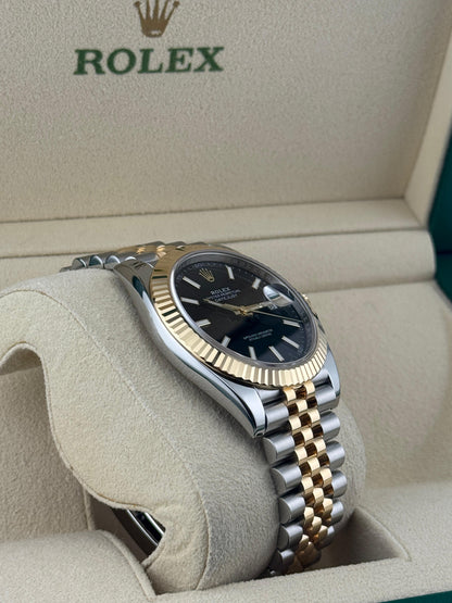 Rolex Datejust 41mm Steel & Gold Black Dial Jubliee 2022
