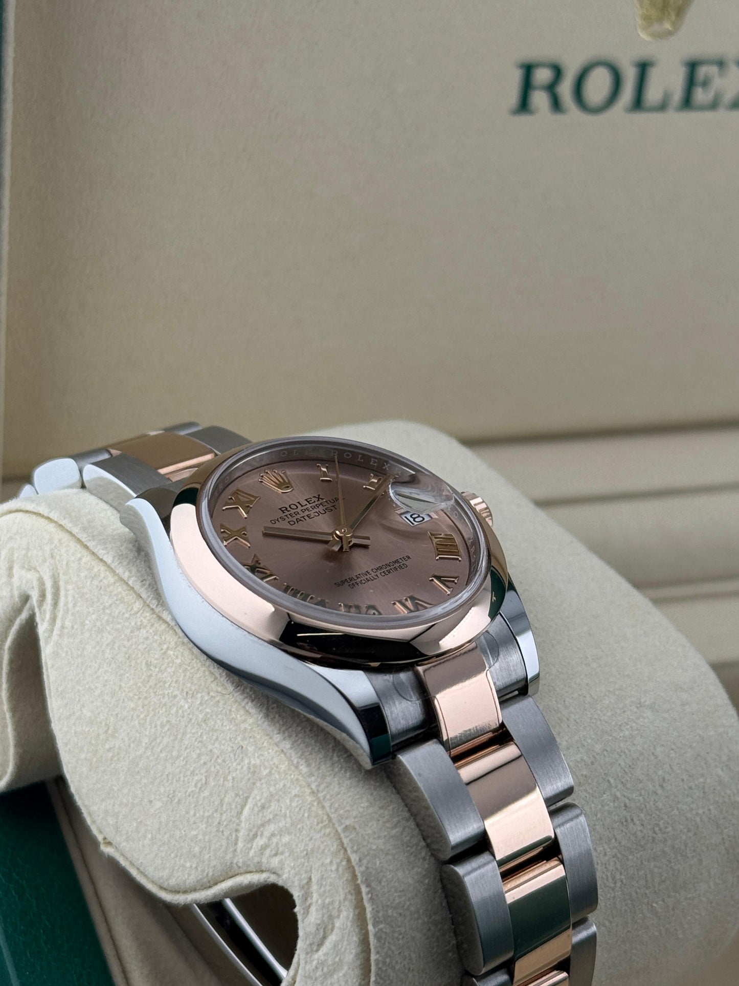Rolex Datejust 31mm Smooth Bezel Steel&RoseGold Oyster 2025