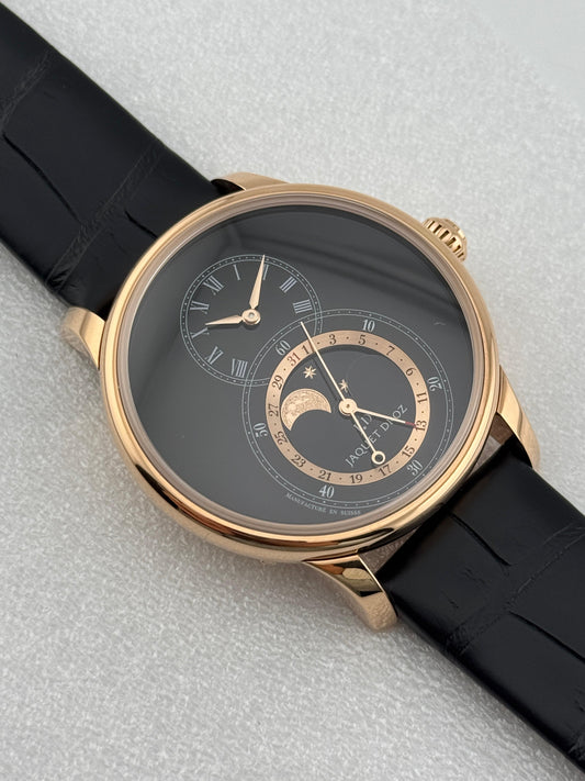 Jaquet Droz grand second moon black enamel 2025