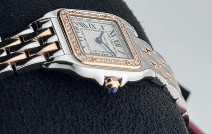 Cartier De Panthere Steel/RoseGold diamond Bezel Small Unworn 2024