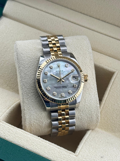 Rolex Datejust 31mm Steel & Gold Mother of Pearl Dial