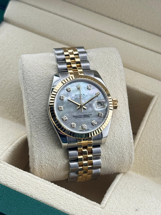 Rolex Datejust 31mm Steel & Gold Mother of Pearl Dial