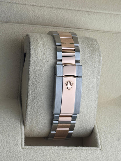 Rolex Datejust 36mm Steel & RoseGold Motif Sundust Pink Oyster 2008