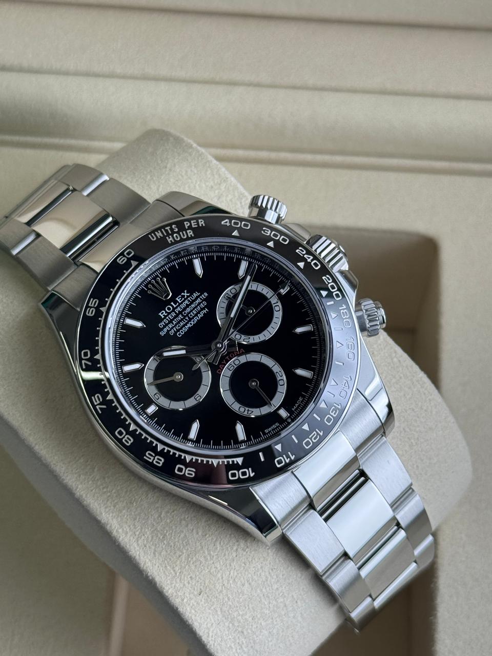 Rolex Cosmograph Daytona Black Dial 2022 - HOURLY 