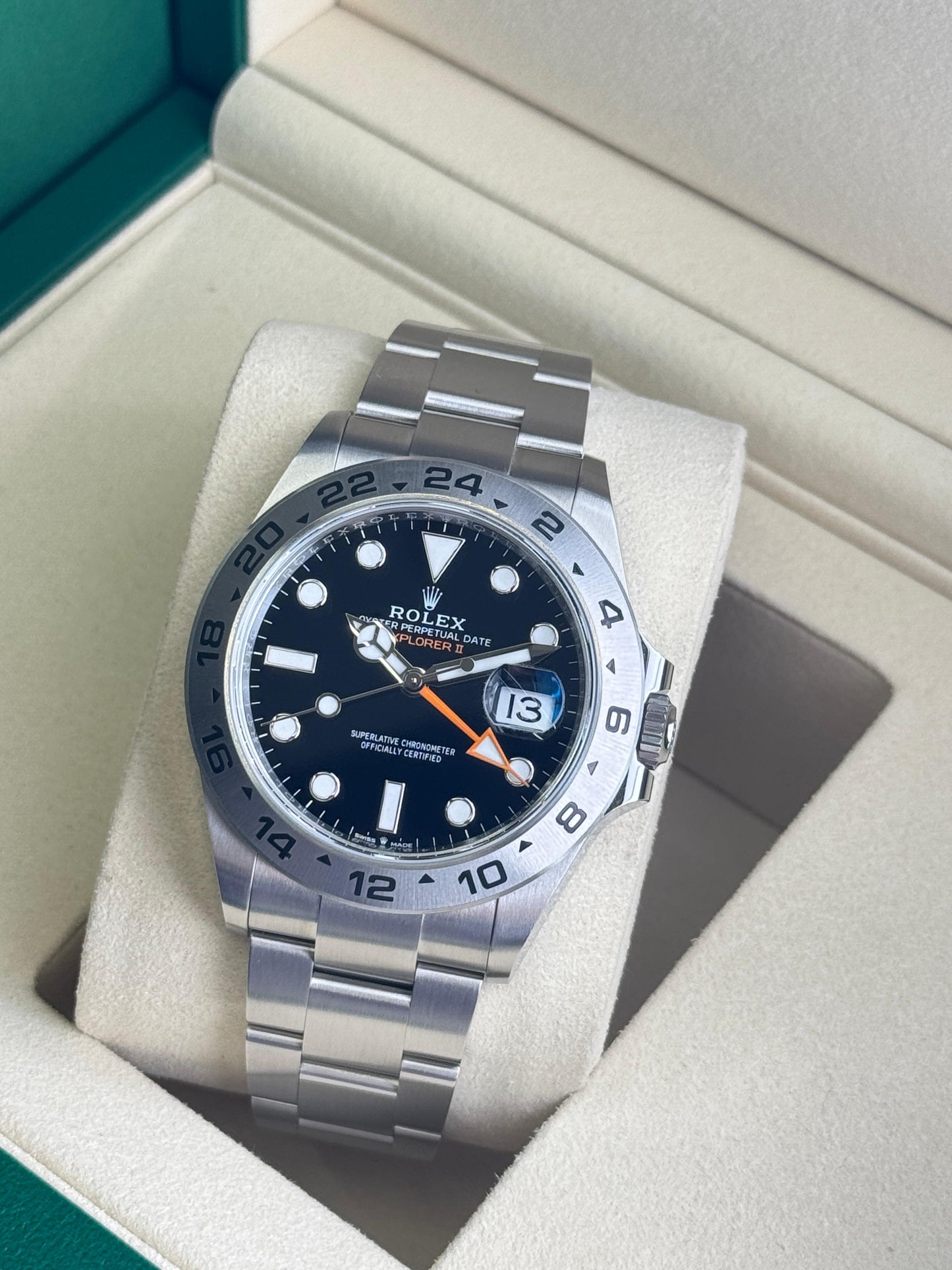 Rolex Explorer II 42mm Stainless Steel Black Dial 2025