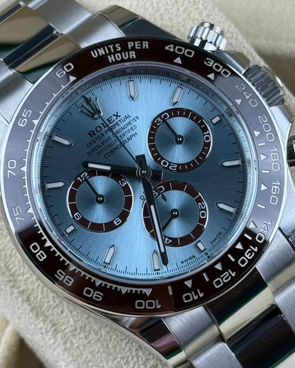 Rolex Cosmograph Daytona 40mm Platinum Ice Blue Dial 2024