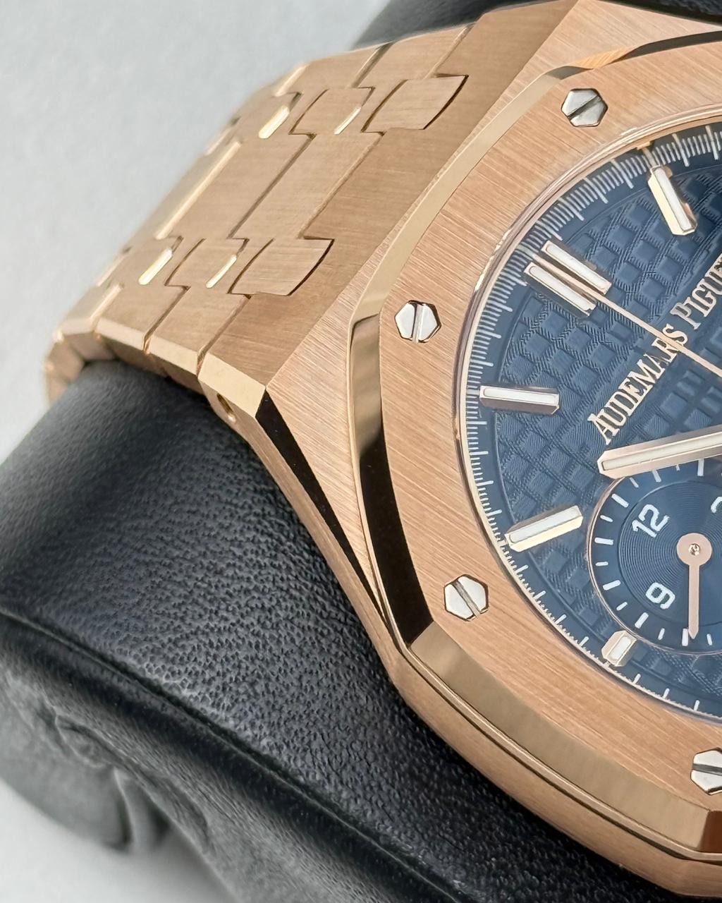 Audemars Piguet Royal Oak 38mm RoseGold Blue Dial Chronograph 2023