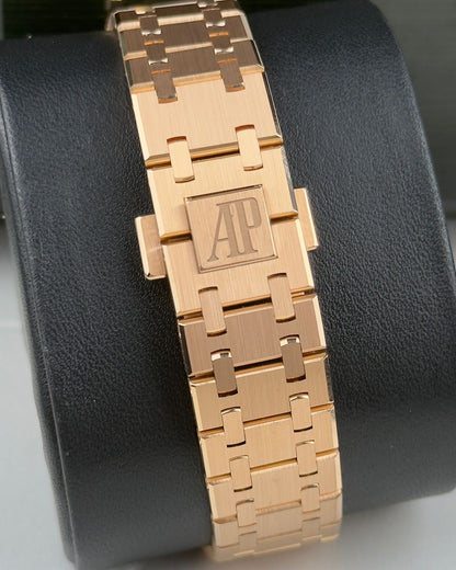 Audemars Piguet Royal Oak 38mm RoseGold Blue Dial Chronograph 2023