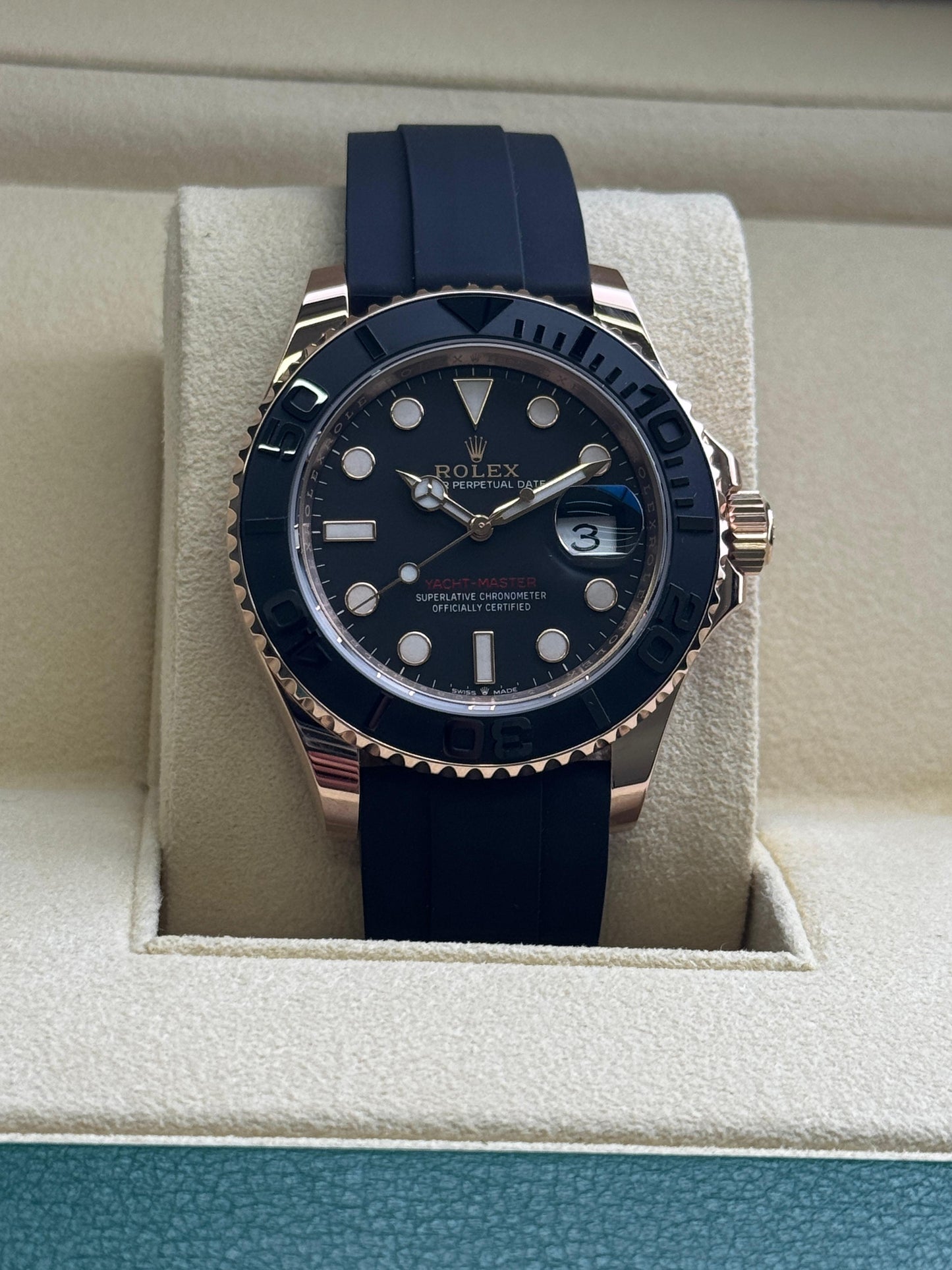 Rolex Yacht-Master 40mm Oysterflex RoseGold 2022