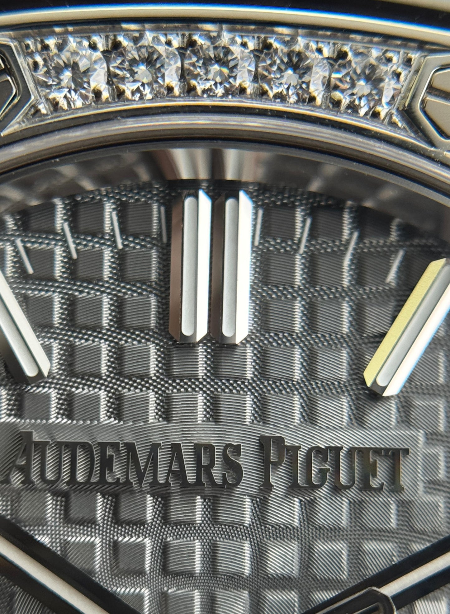 Audemars Piguet Royal Oak 37mm Diamonds Grey Dial 2023