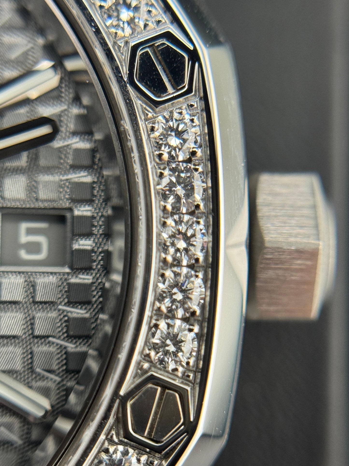 Audemars Piguet Royal Oak 37mm Diamonds Grey Dial 2023