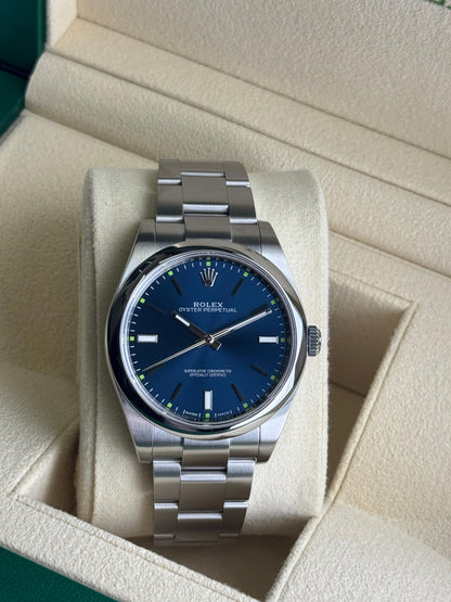 Rolex Oyster Perpetual 39mm Blue Dial 2016