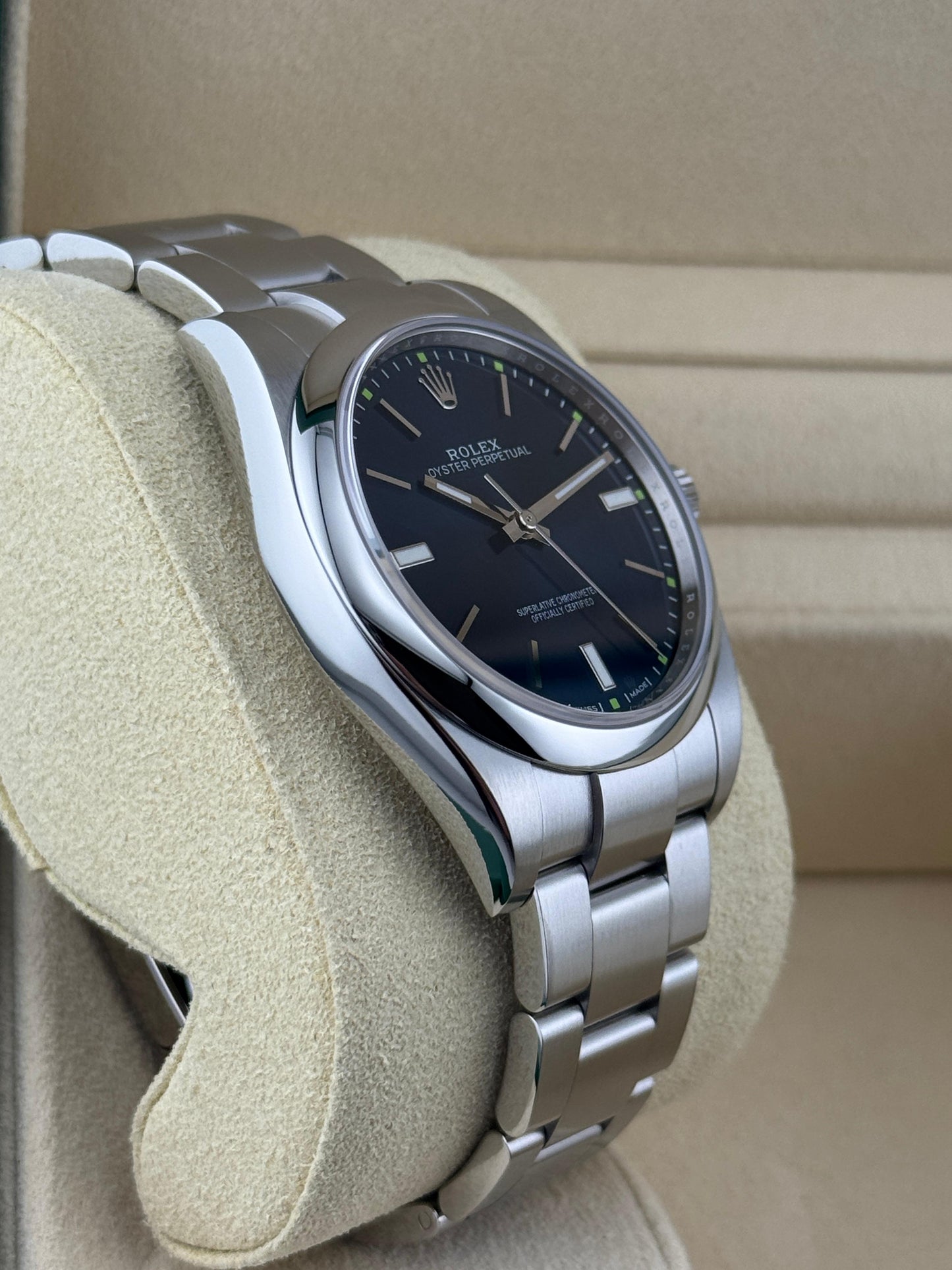 Rolex Oyster Perpetual 39mm Blue Dial 2016