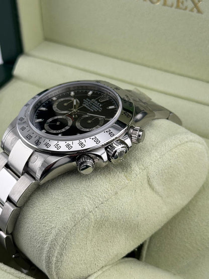 Rolex Cosmograph Daytona Stainless Steel  Black Dial Unworn 2011