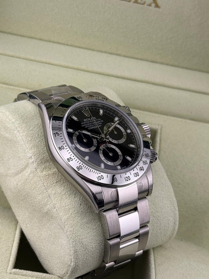 Rolex Cosmograph Daytona Stainless Steel  Black Dial Unworn 2011