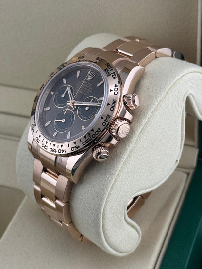 Rolex Cosmograph Daytona RoseGold Chocolate Dial Unworn 2025