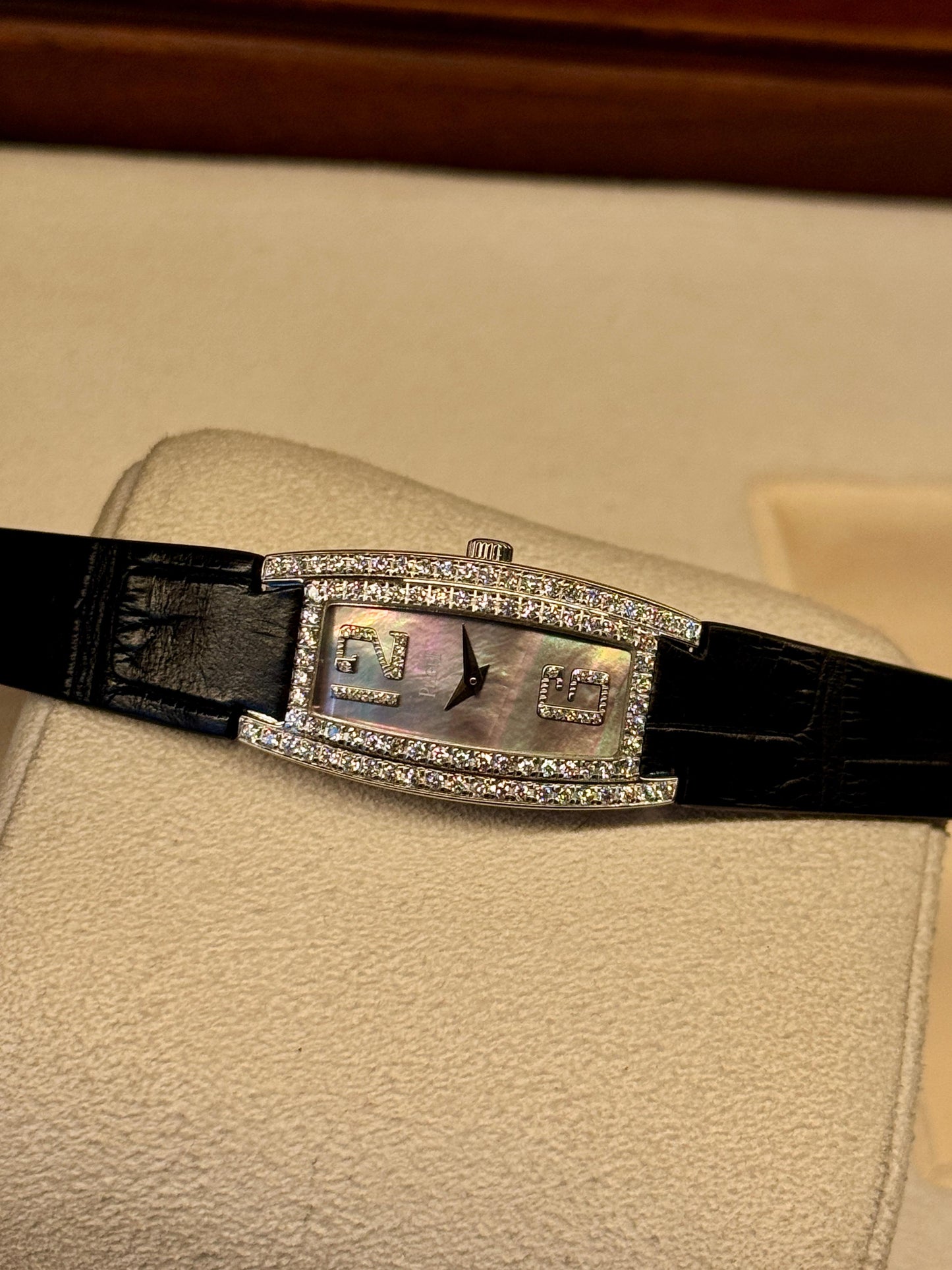 Piaget Limelight Tonneau White Gold Diamond-set