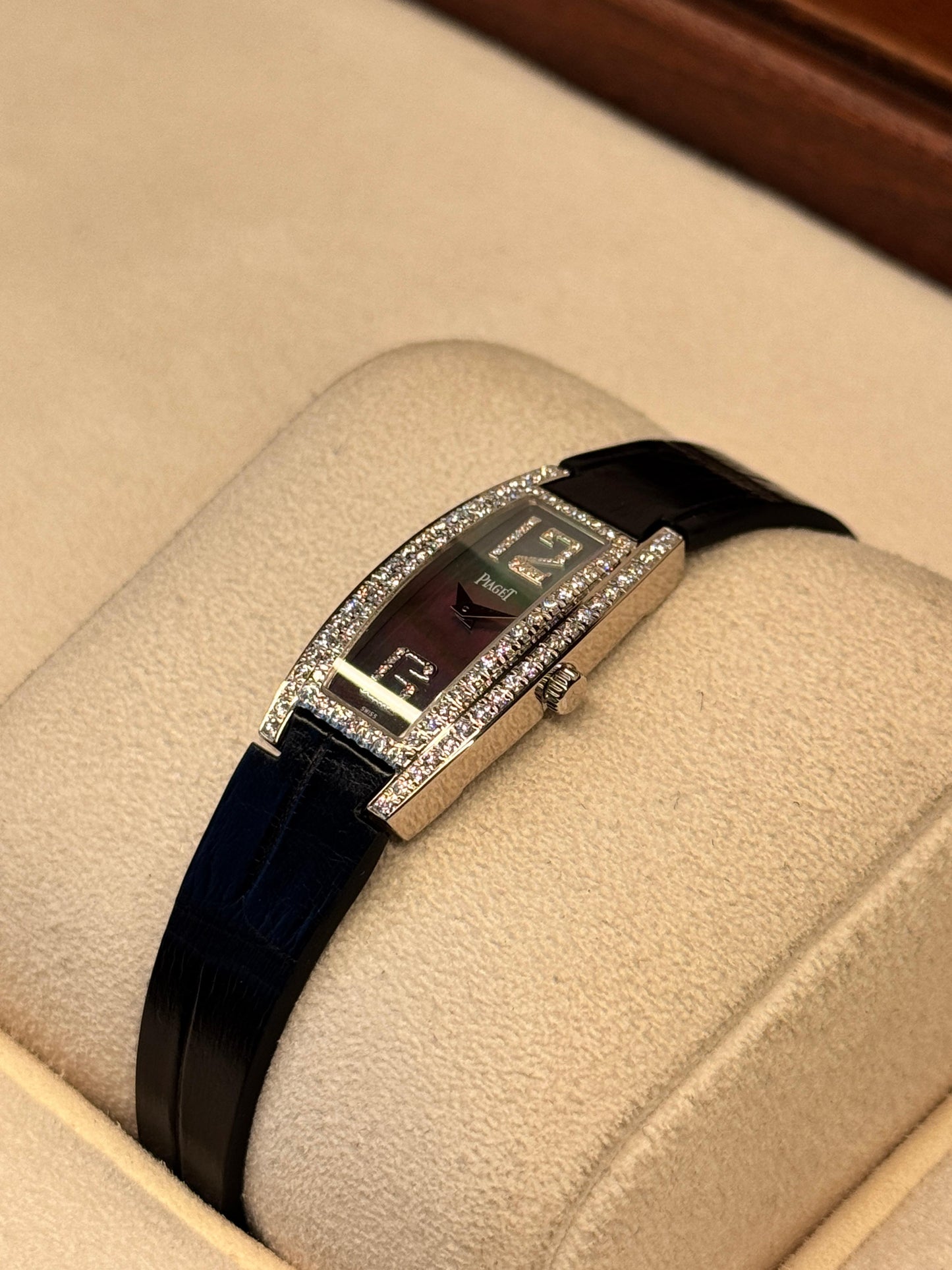 Piaget Limelight Tonneau White Gold Diamond-set
