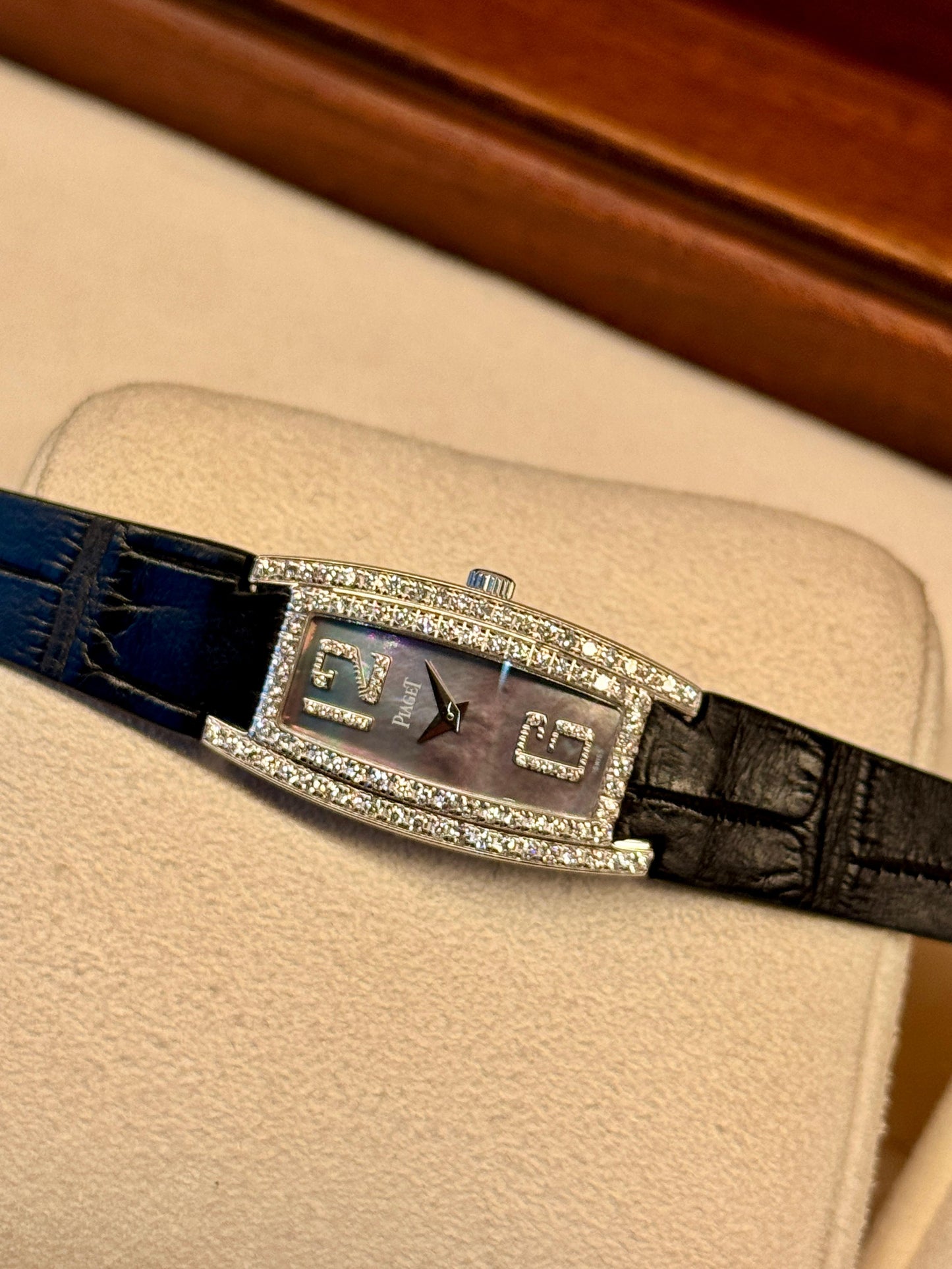 Piaget Limelight Tonneau White Gold Diamond-set