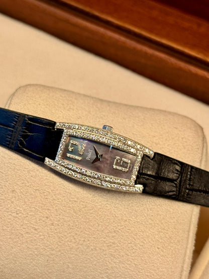 Piaget Limelight Tonneau White Gold Diamond-set