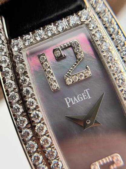 Piaget Limelight Tonneau White Gold Diamond-set