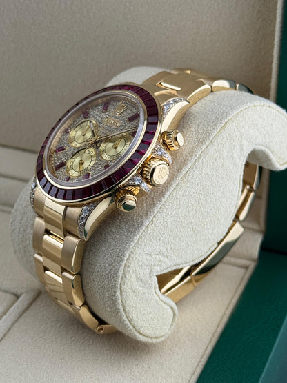 Rolex Cosmograph Daytona Afterset ruby and diamond 2022
