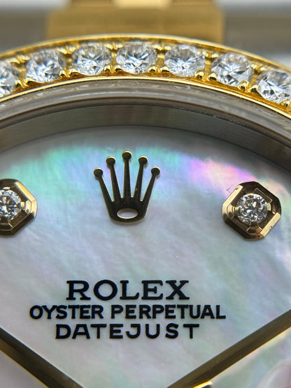 Rolex Datejust 36mm Steel&YellowGold Aftermarket Dial and Diamond