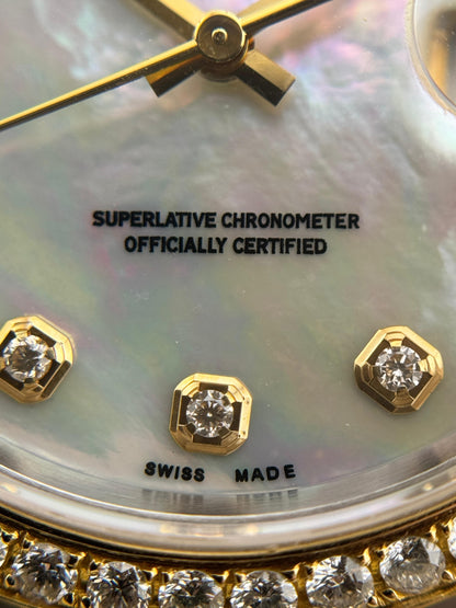 Rolex Datejust 36mm Steel&YellowGold Aftermarket Dial and Diamond